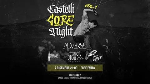 Castelli Core Night Vol.1 - Evento underground curato da Castelli Core
